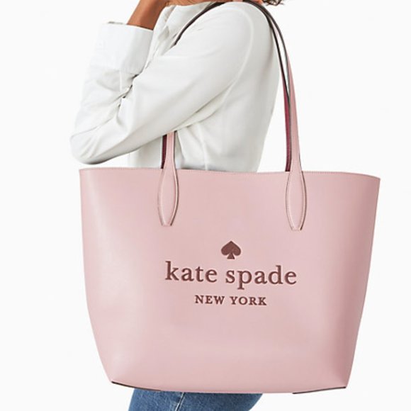 NWT Kate Spade reversible Glitter on Tote with wrislet - Picture 3 of 5